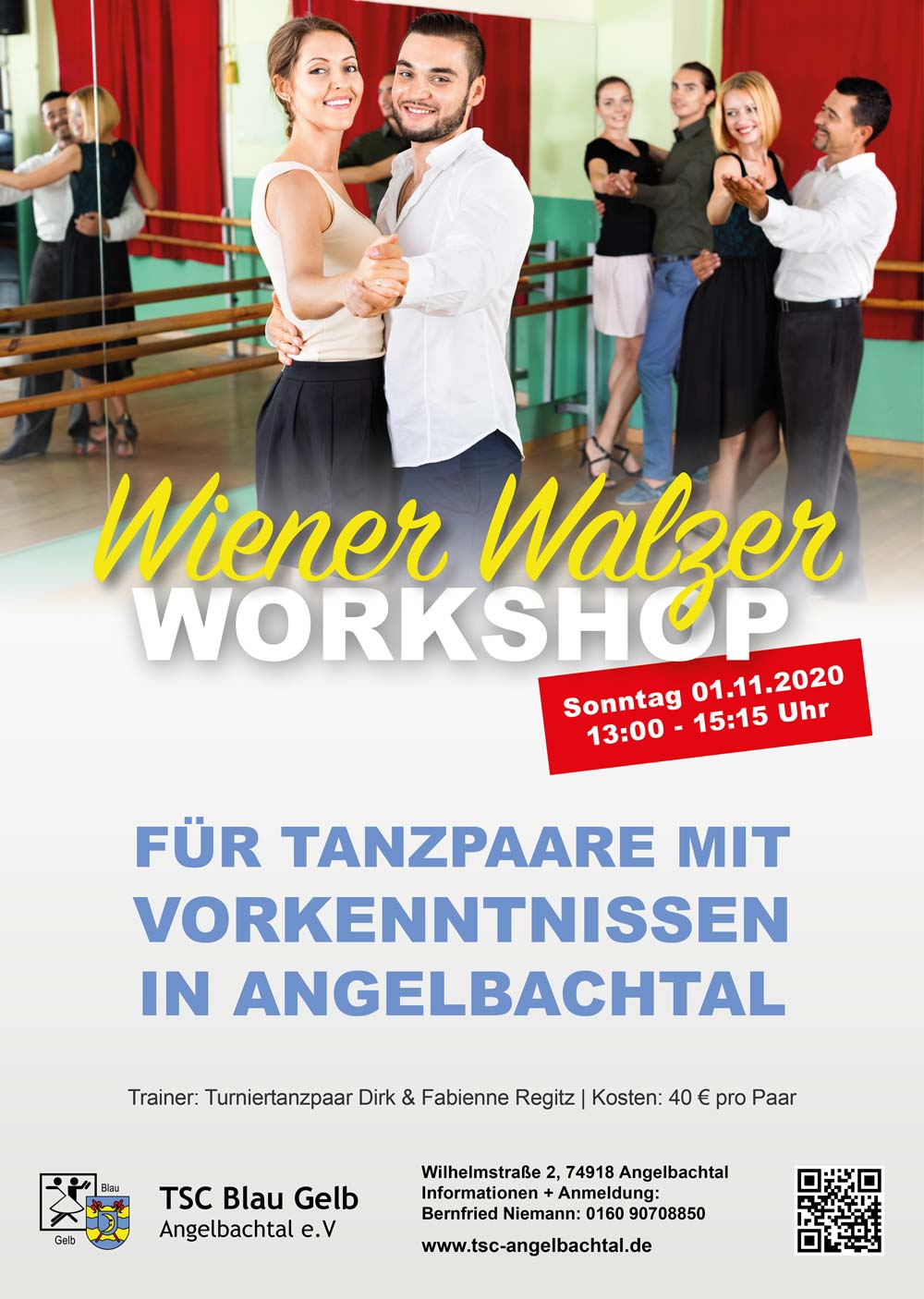 Tanzverein Angelbachtal Wiener Walzer Workshop 2020